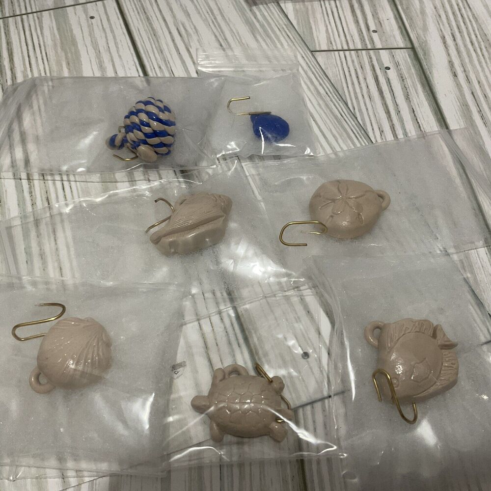 Miniature Nautical Ocean Sea Life Ornaments, Jewelry Parts 23 pcs
